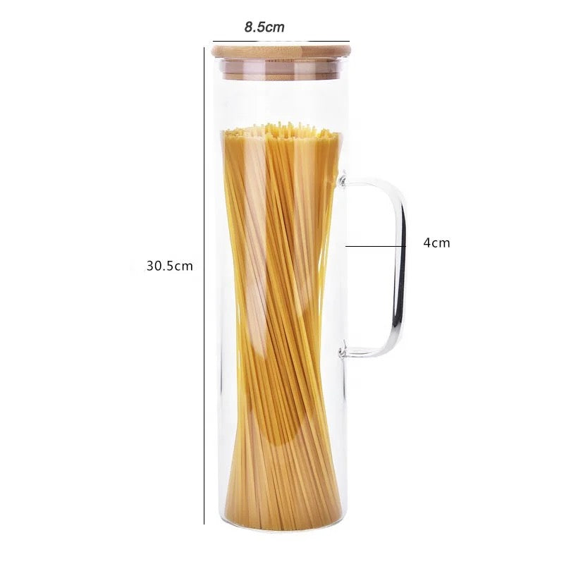 KÜTILAPAM Borosilicate Spaghetti Jar 1.5L