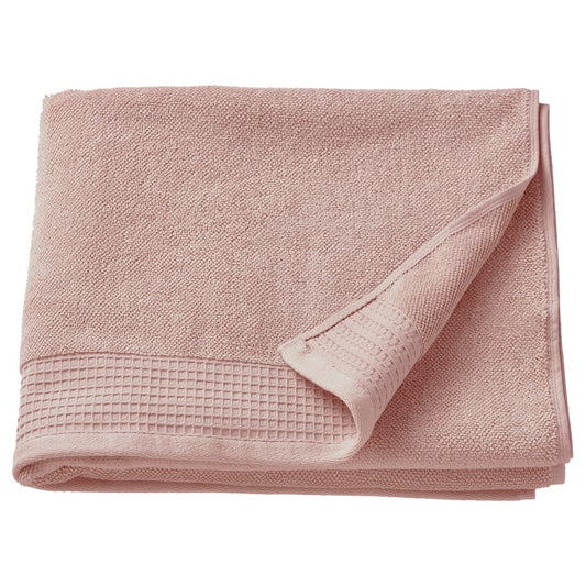 VINARN Bath towel, light pink, 70x140 cm