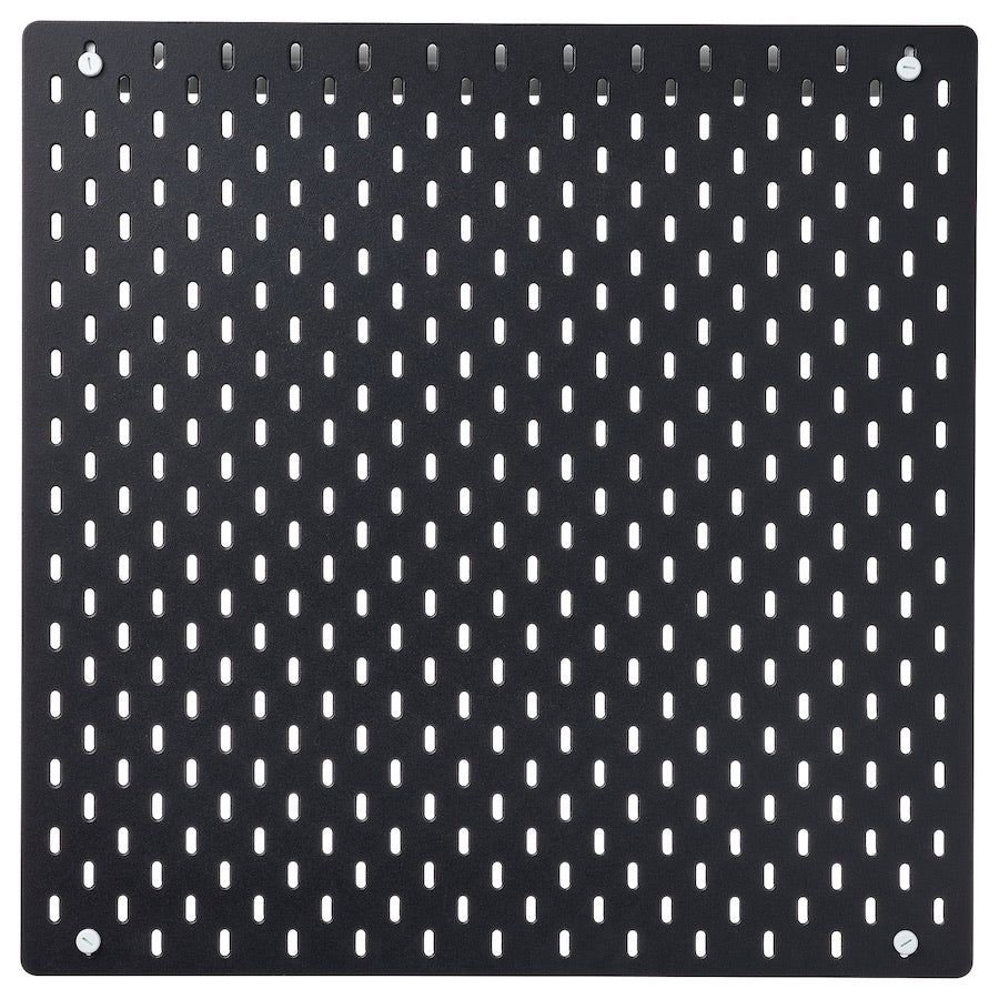 SKÅDIS Pegboard, black, 56x56 cm