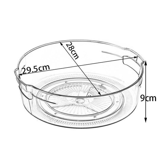 RANGÍN Arcylic Fridge Lazy Suzan with handle, 29.5cm