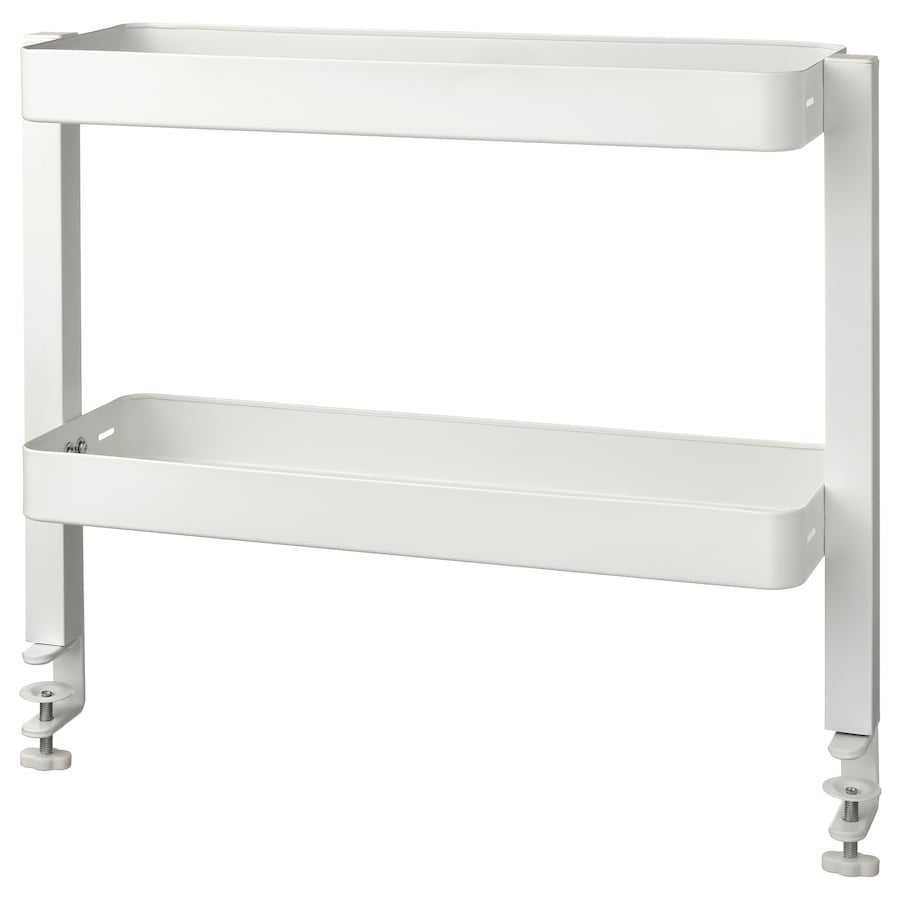 VATTENKAR Desktop shelf, black, 49x15 cm