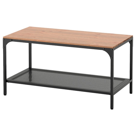 FJÄLLBO Coffee table, black, 90x46 cm