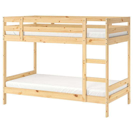 IKEA MYDAL Bunk bed frame, white, 90x200 cm