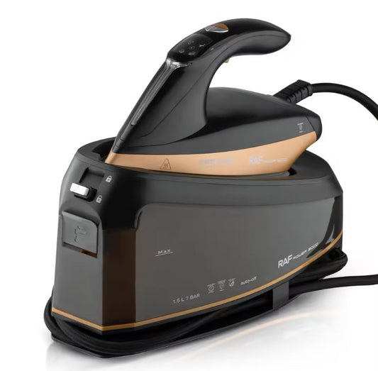 RAF Powerful Electric Steam Iron w/Tank, 3000W, 1.5L
