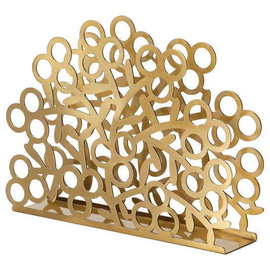 IKEA VINTERFINT napkin holder, gold-colour