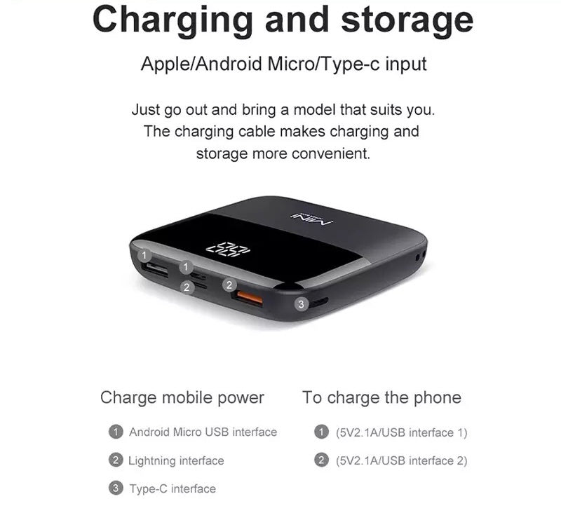 ABQARY Mini Powerbank