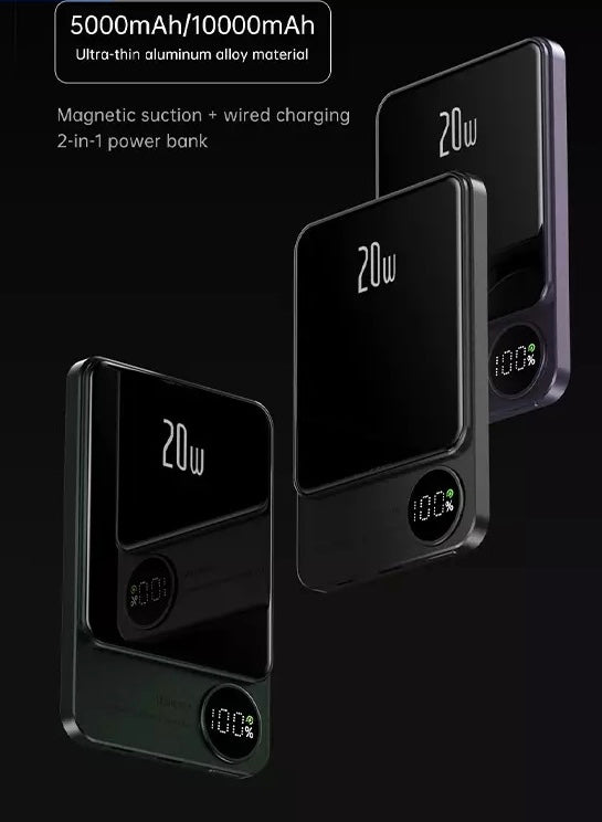 BRNY. Magsafe Compact Magnetic Powerbank, 20,000mAh
