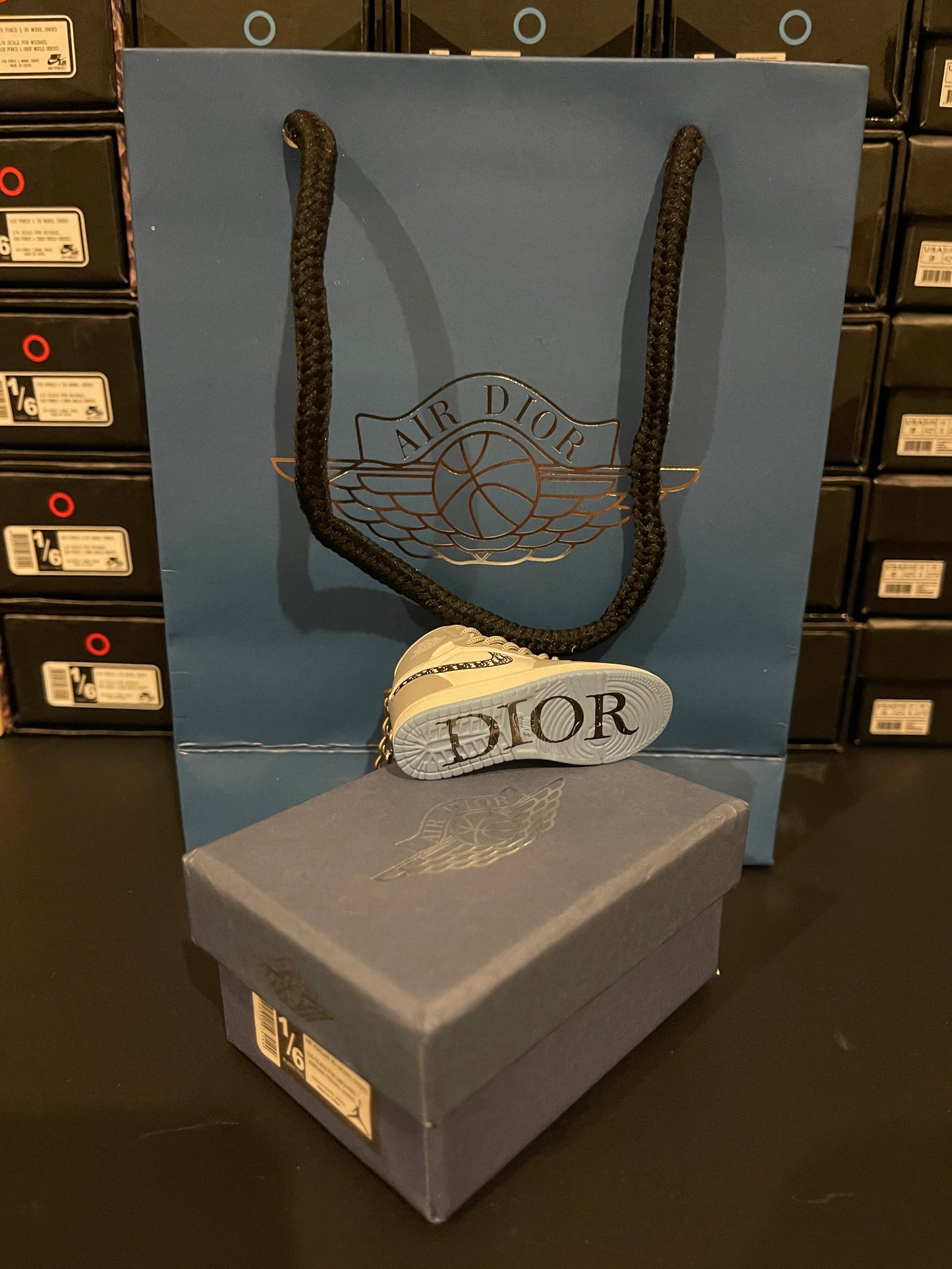 ABQARY Faux Shoe Keychain