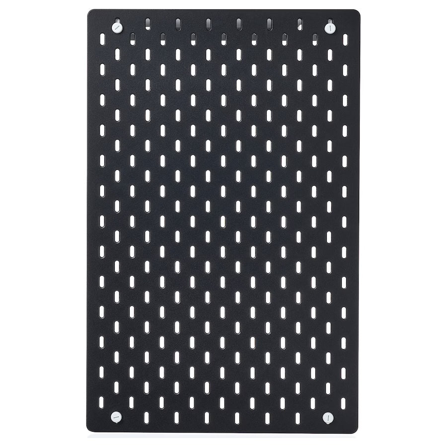 SKÅDIS Pegboard, black 36x56 cm