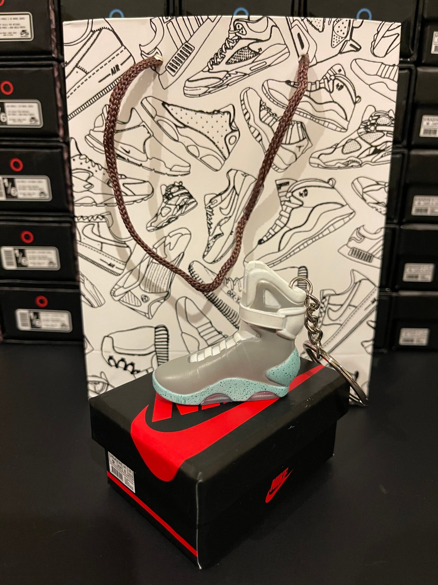 ABQARY Faux Shoe Keychain