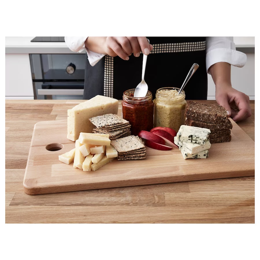 PROPPMATT Chopping board, beech, 45x28cm