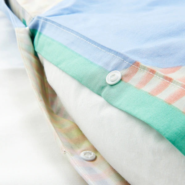PIMPERNOT Duvet cover and 2 pillowcases, white240x220/50x80 cm