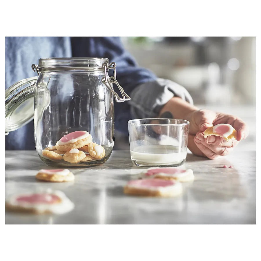 SNUDDA/KORKEN food jar set