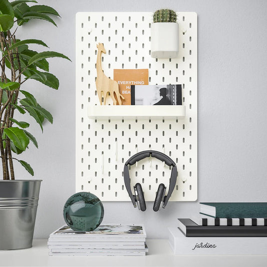 SKÅDIS Pegboard, white36x56 cm