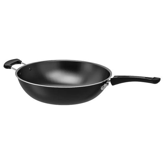 TOLERANT wok, black, 33 cm