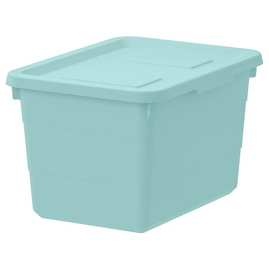 SOCKERBIT Box with lid, light blue19x26x15 cm