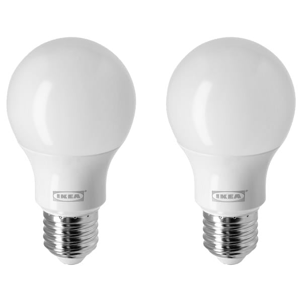 RYET N3 LED bulb E27 806 lm globe/opalwhi 2-p AP