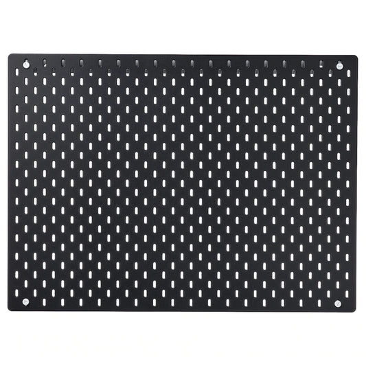 IKEA SKÅDIS Pegboard, black, 76x56 cm