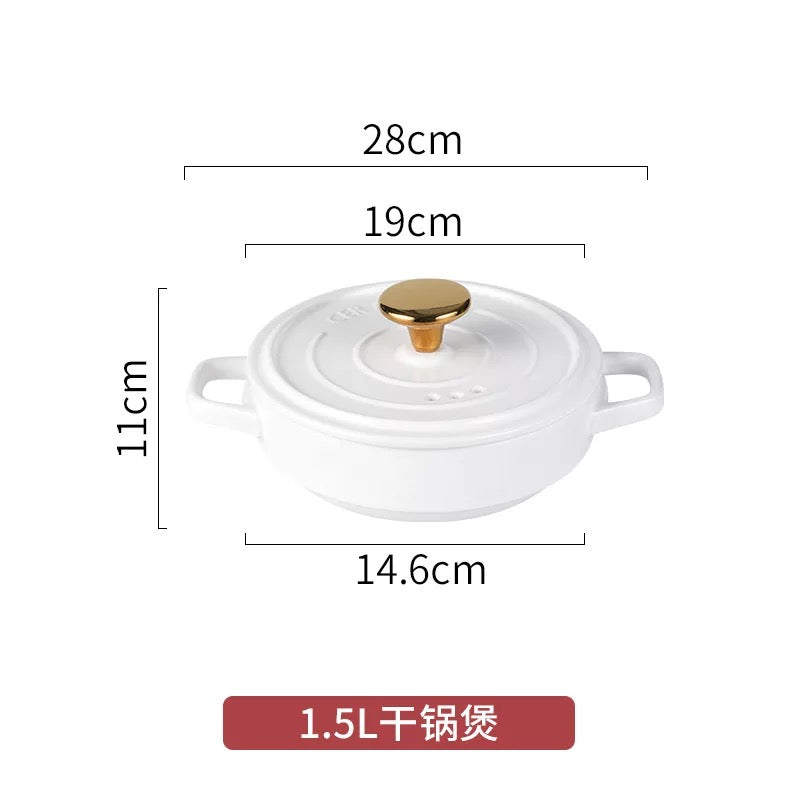SRÍMUKÄ Japanese Ceramic Casserole