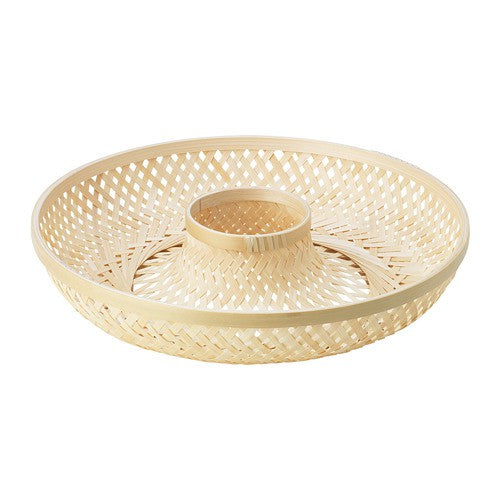 KLYFTA Bamboo basket Saji, 29x6cm