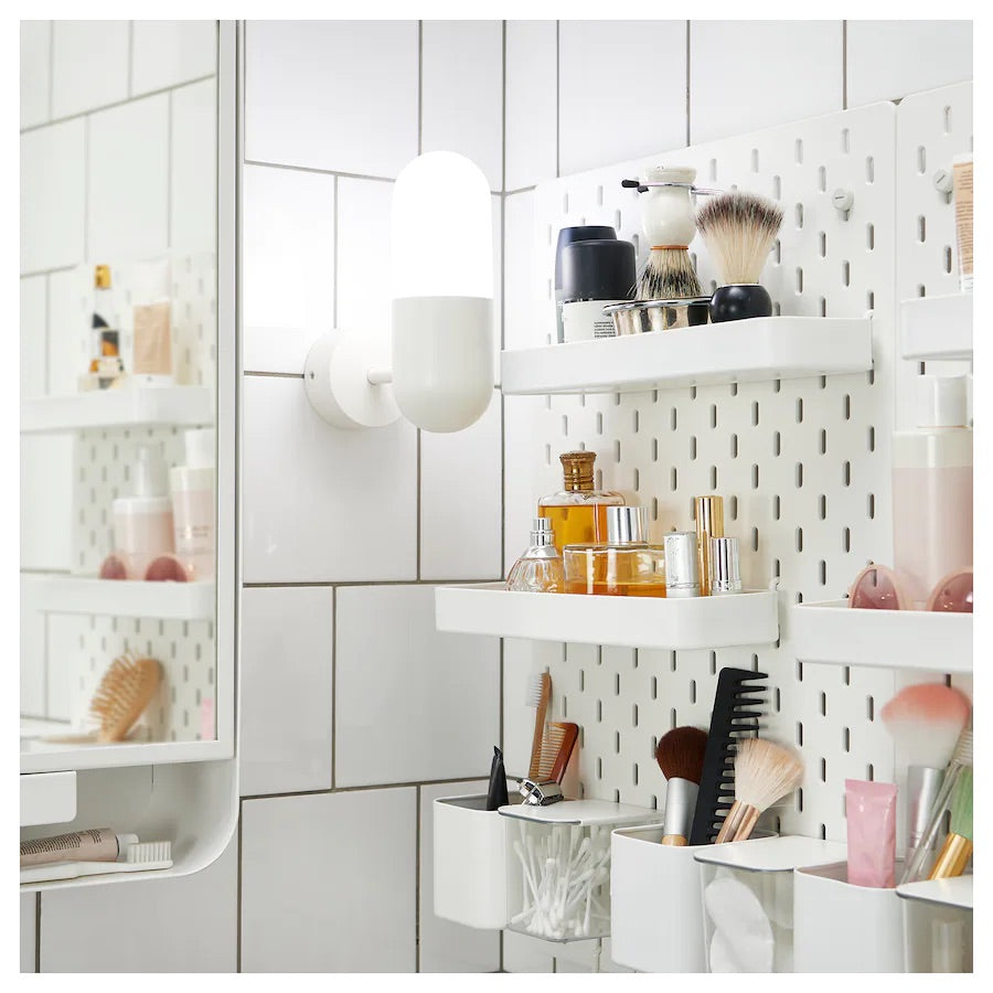 SKÅDIS Pegboard, white36x56 cm