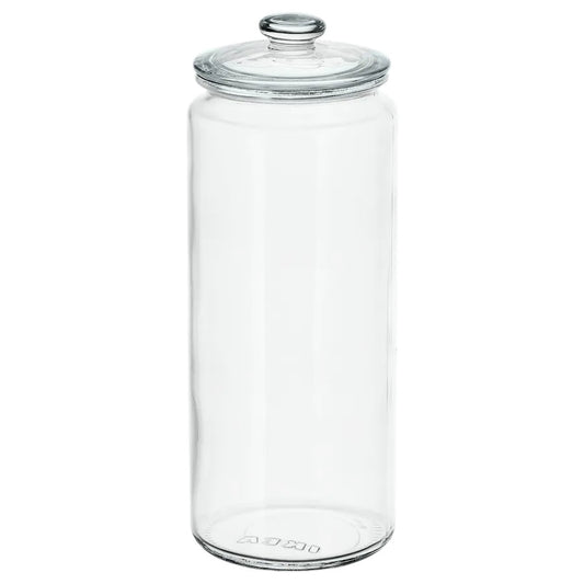 IKEA VARDAGEN Jar with lid, clear glass 1.8 l