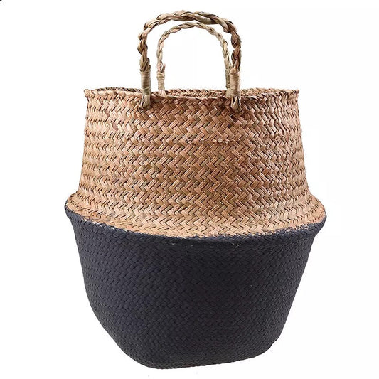 KÜTILAPAM Seagrass Belly Basket 22x27x24cm