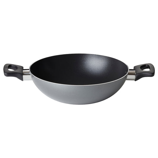 FRUKTKAKA Kadai wok, grey, 24 cm