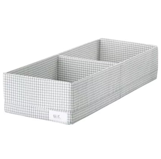 IKEA STUK Box with compartments(white/grey)Storage Box