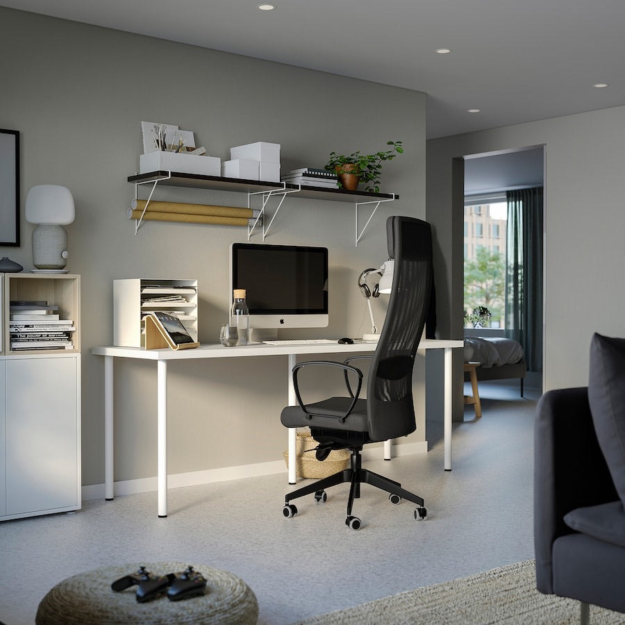 IKEA LAGKAPTEN / ADILS Desk, white, 200x60 cm