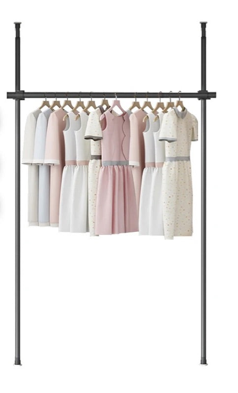 WÔRDRŌB DIY free punch/drill Open organiser wardrobe cothes storage 75-120cm x 110-310 cm Black or white