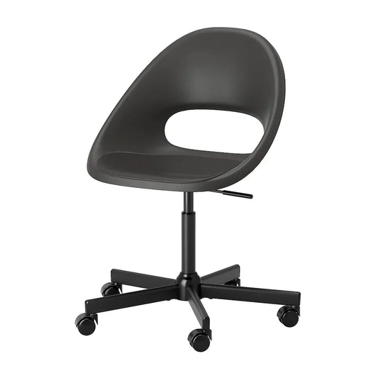 IKEA ELDBERGET / MALSKÄR Swivel chair, black/black