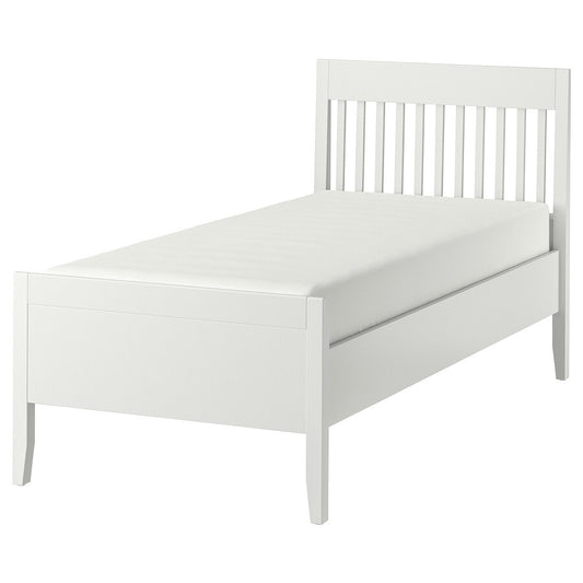 IDANÄS Bed frame, white/Luröy, 90x200 cm