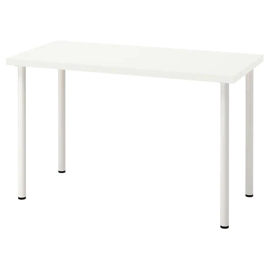 LAGKAPTEN / ADILS Desk, white120x60 cm