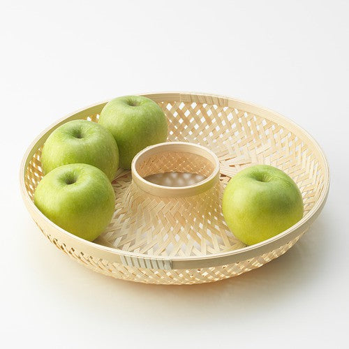KLYFTA Bamboo basket Saji, 29x6cm