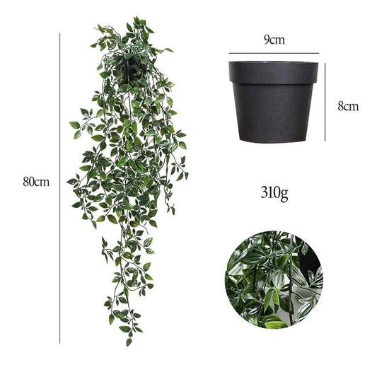 FEJKA hanging plants in a pot, 9cm
