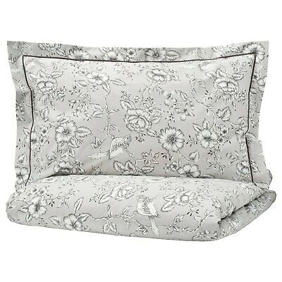 PRAKTBRACKA Duvet cover and 2 pillowcases, white240x220/50x80 cm