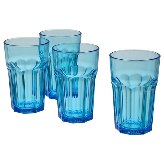 POKAL Glass, blue, 35 cl each