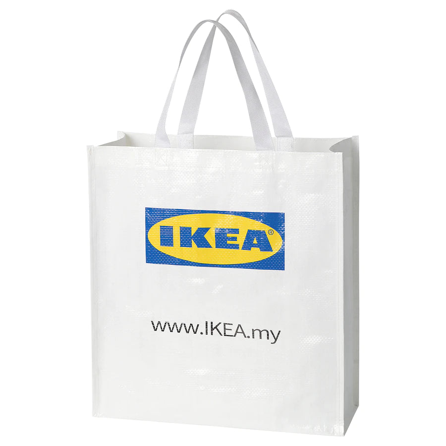 KLAMBY Bag, white, 15x42x38cm