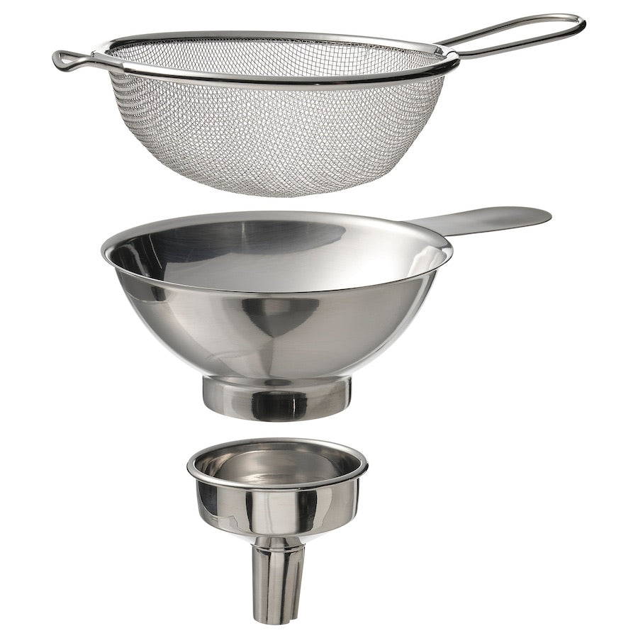 KRÖSAMOS Strainer/funnel set of 3