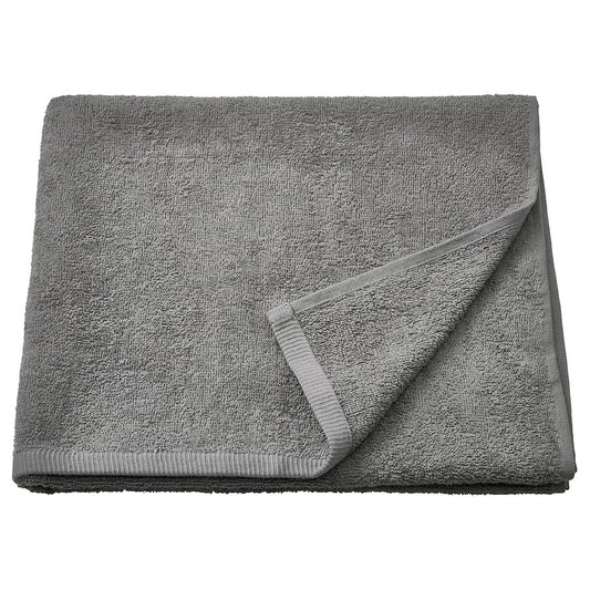 DIMFORSEN Bath towel, grey, 70x140 cm