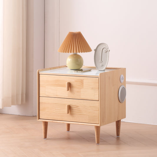 SOLANO bedside table, 54.5x46x41.5 cm