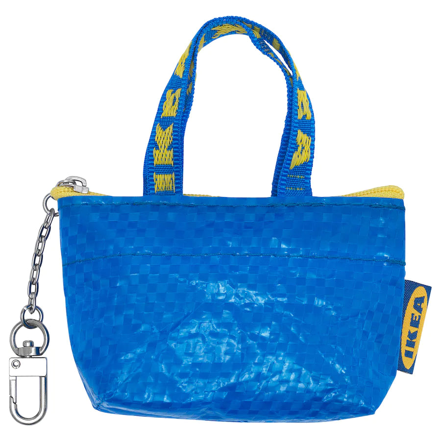 KNÖLIG Bag, small blue, 9x7 cm