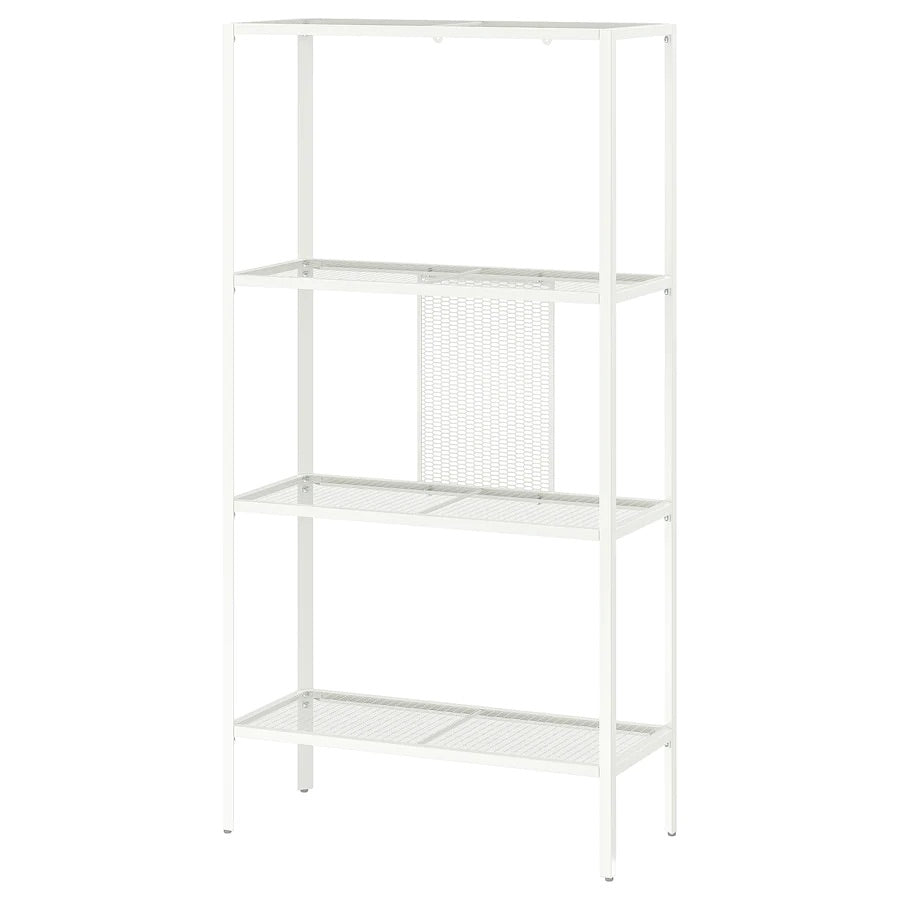 IKEA BAGGEBO Shelving unit, metal/white, 60x25x116 cm