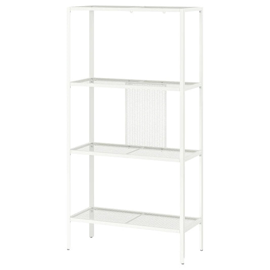 IKEA BAGGEBO Shelving unit, metal/white, 60x25x116 cm