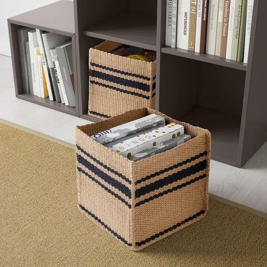 GULARÖD Basket, handmade natural, 30x30x30 cm