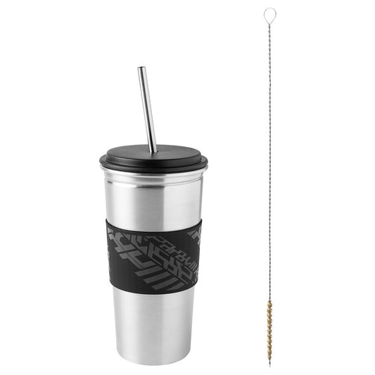 IKEA LÅNESPELARE Mug with lid and straw, IKEA X ROG