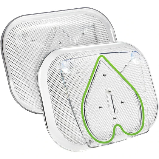 RANGÍN Clear Turntable Fridge Organiser, 39.8 x 29.8 cm