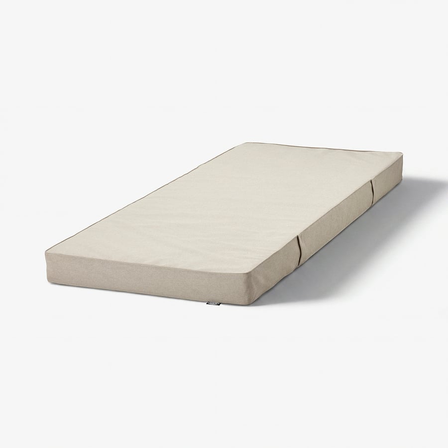 [Pre-order] VANNAREID Pocket sprung mattress, extra firm/beige, 80x200 cm