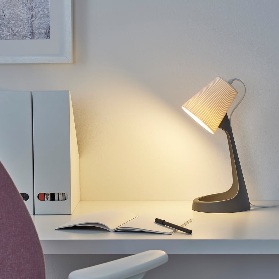 [PRE-ORDER] SVALLET Work lamp, dark grey/white